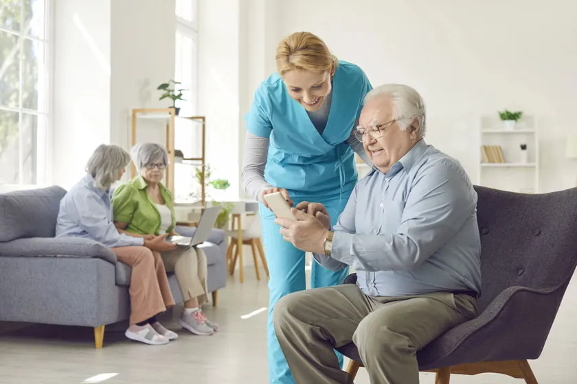 Temporary staffing in London – staff `assisting residents